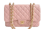 Сумка Chanel Caviar Jumbo Flap Bag 30 см розовая