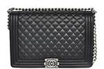 Сумка Chanel Boy Flap Bag 30 см черная